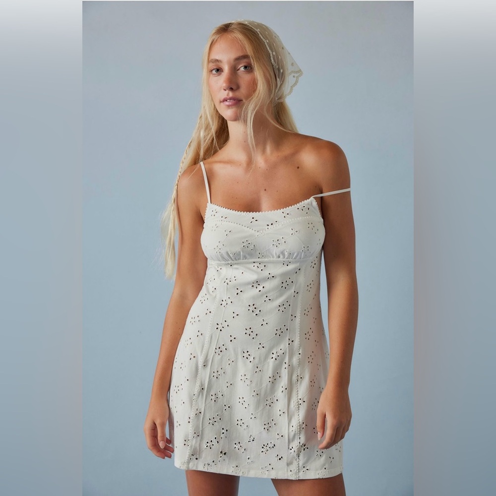 NWT Free People Intimately Full Bloom Mini Slip Dress